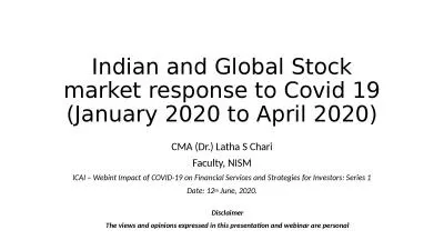 Indian and Global Stock market response to