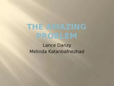 The  AMazing  Problem Lance