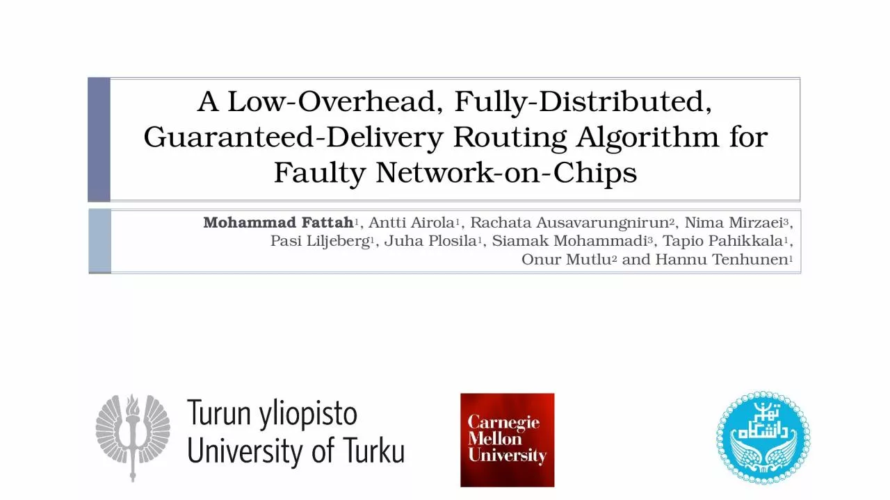 A Low-Overhead, Fully-Distributed, Guaranteed-Delivery Routing Algorithm for Faulty Network-on-Chip
