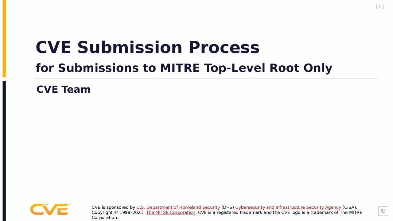 PPT-CVE Submission Process for Submissions to MITRE Top-Level Root Only