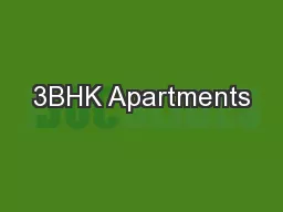 3BHK Apartments