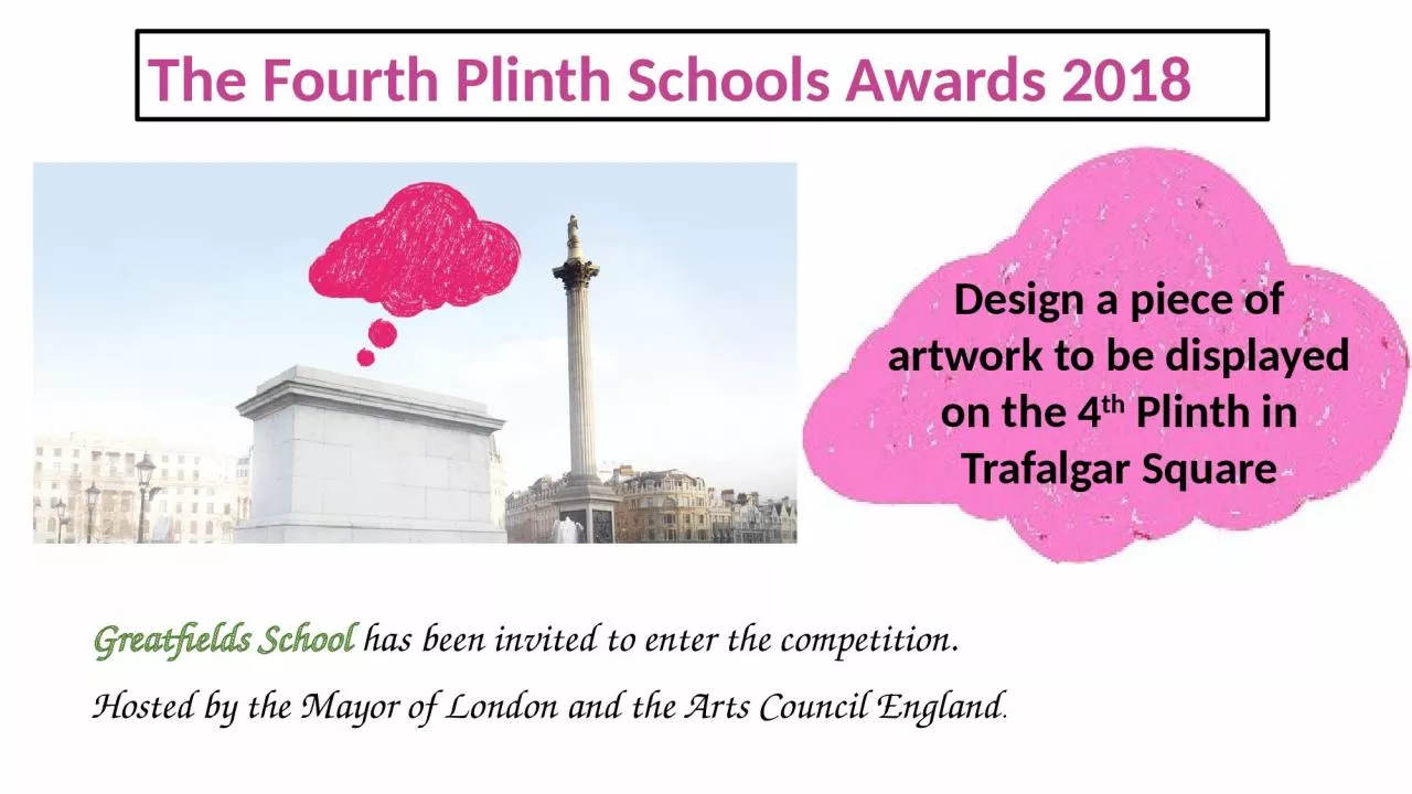 PPT-The Fourth Plinth Schools Awards 2018