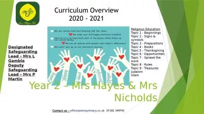 Year 2  – Mrs Hayes & Mrs