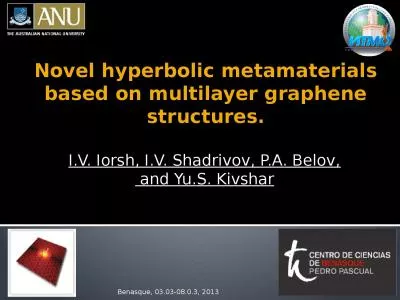 Novel hyperbolic  metamaterials