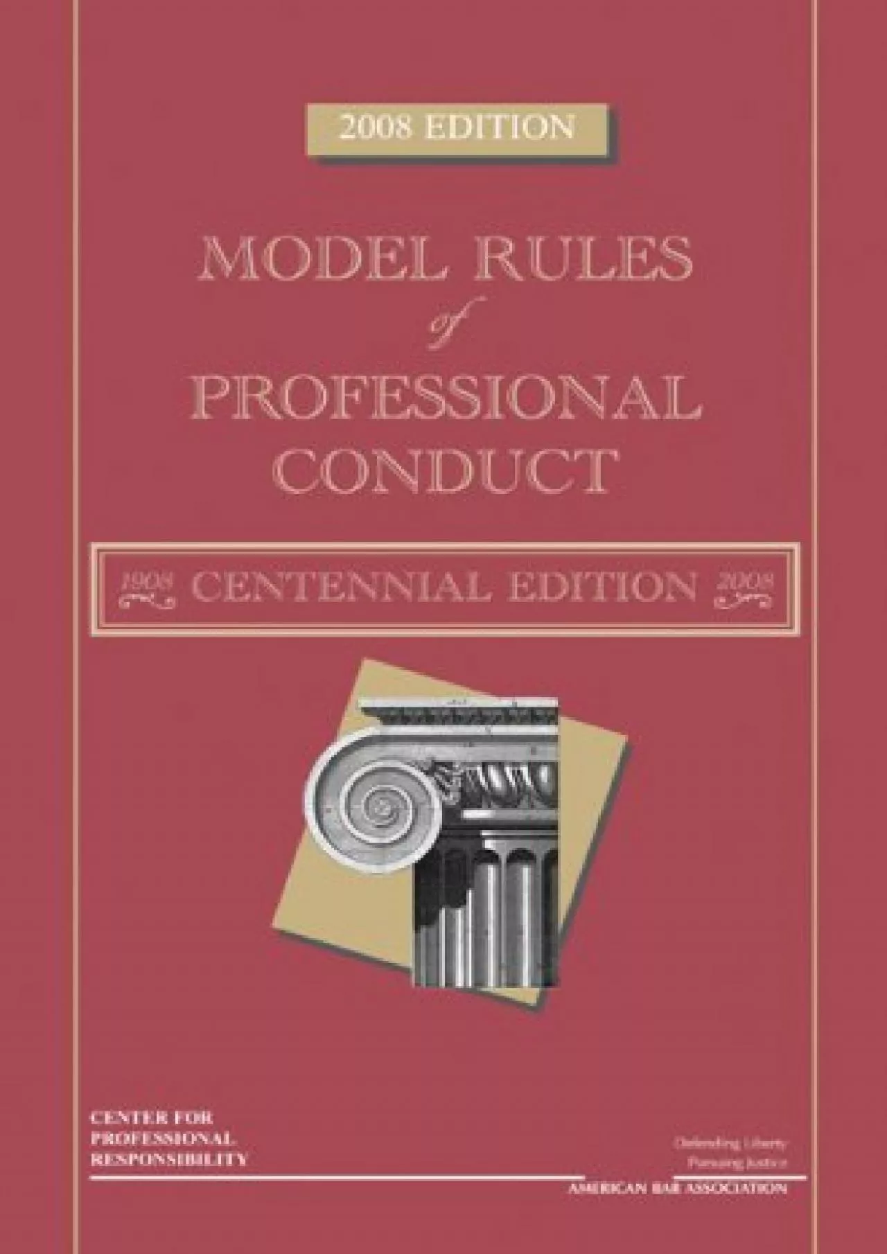 Read ebook [PDF] Model Rules of Professional Conduct, 2008