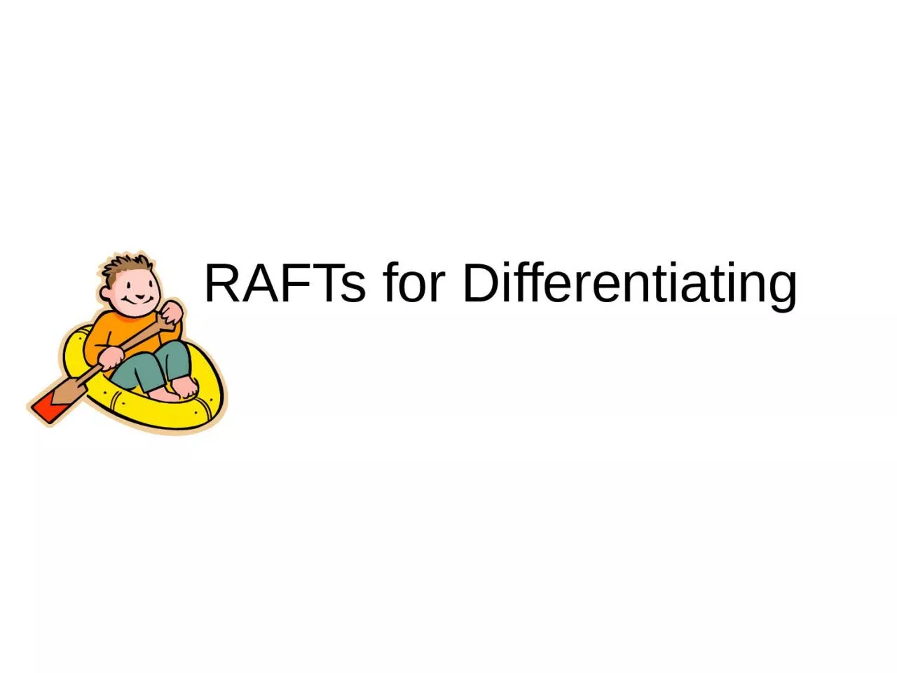 PPT-RAFTs for Differentiating