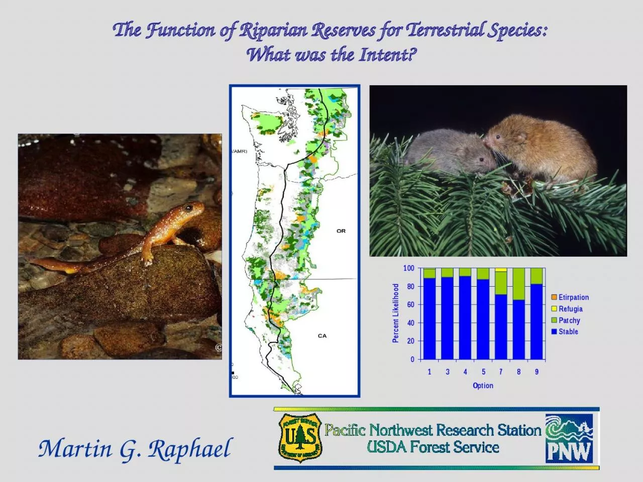 PPT-The Function of Riparian Reserves for Terrestrial Species: