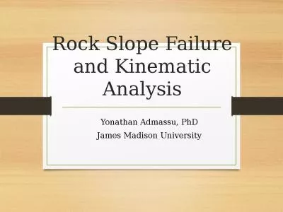 Rock Slope Failure  and