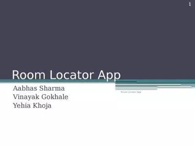 Room Locator App Aabhas  Sharma