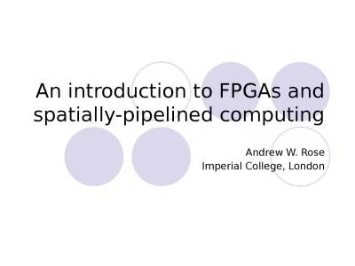 An  introduction to FPGAs and