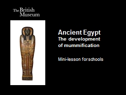 PPT-Ancient Egypt The development