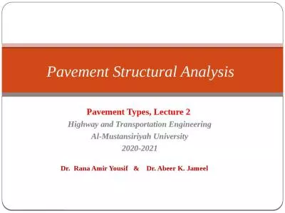 Pavement Types,  Lecture 2