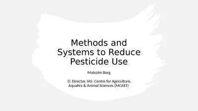 Methods and Systems to Reduce Pesticide Use