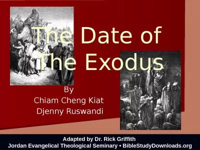 The Date of  The Exodus By