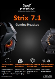 Strix  7.1 Gaming Headset