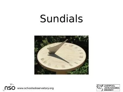 Sundials Learning Objectives