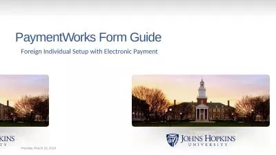 PaymentWorks  Form Guide