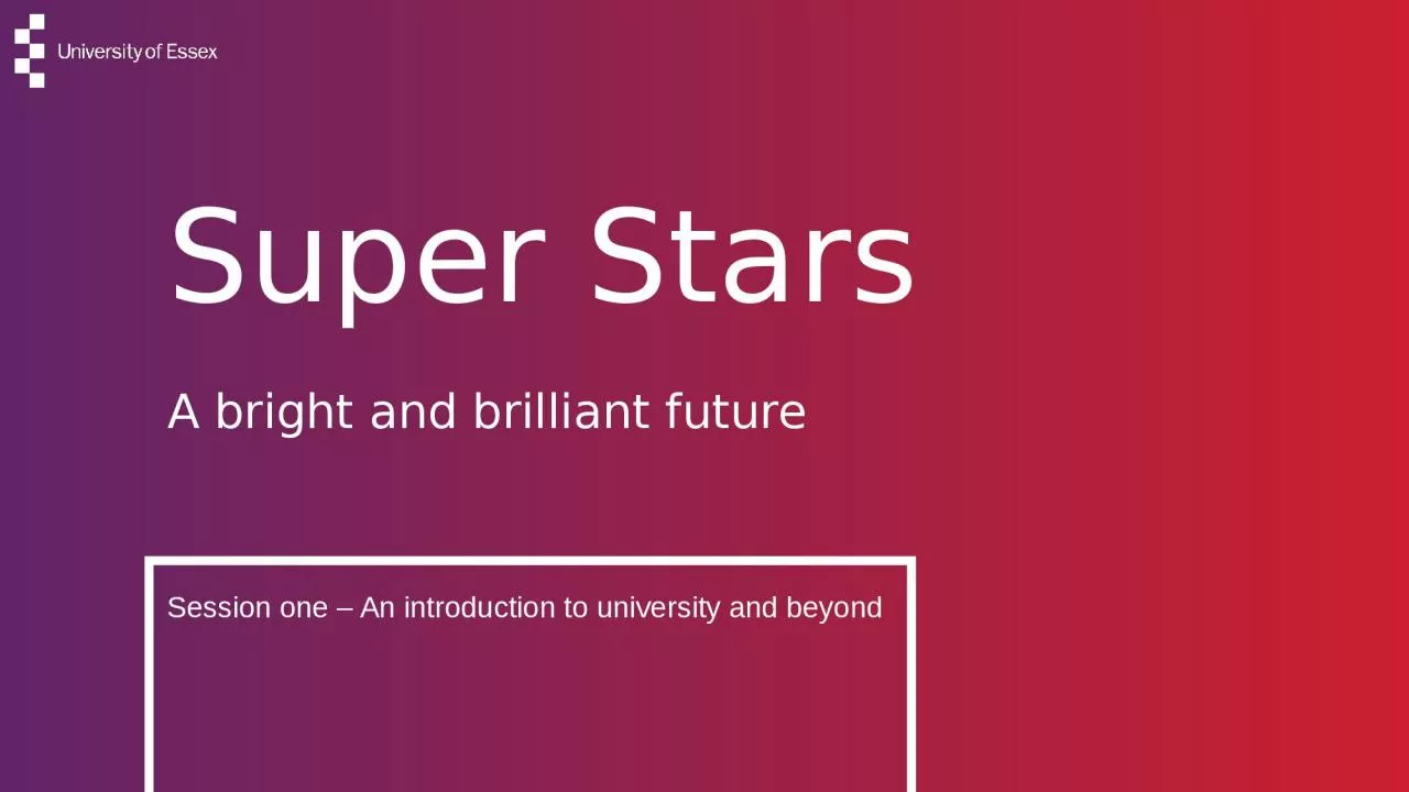 PPT-Super Stars A bright and brilliant future