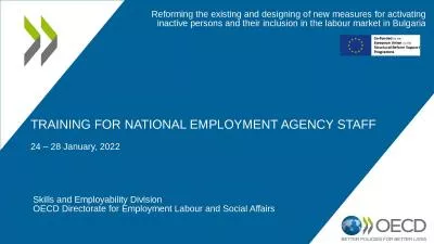 Training for National Employment Agency Staff