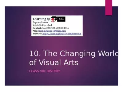 10. The Changing World of Visual Arts