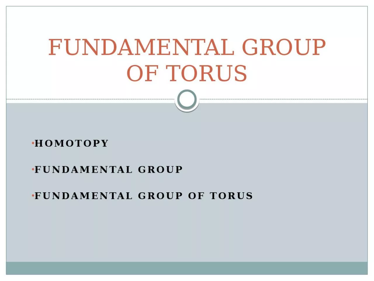 PPT-HOMOTOPY FUNDAMENTAL GROUP