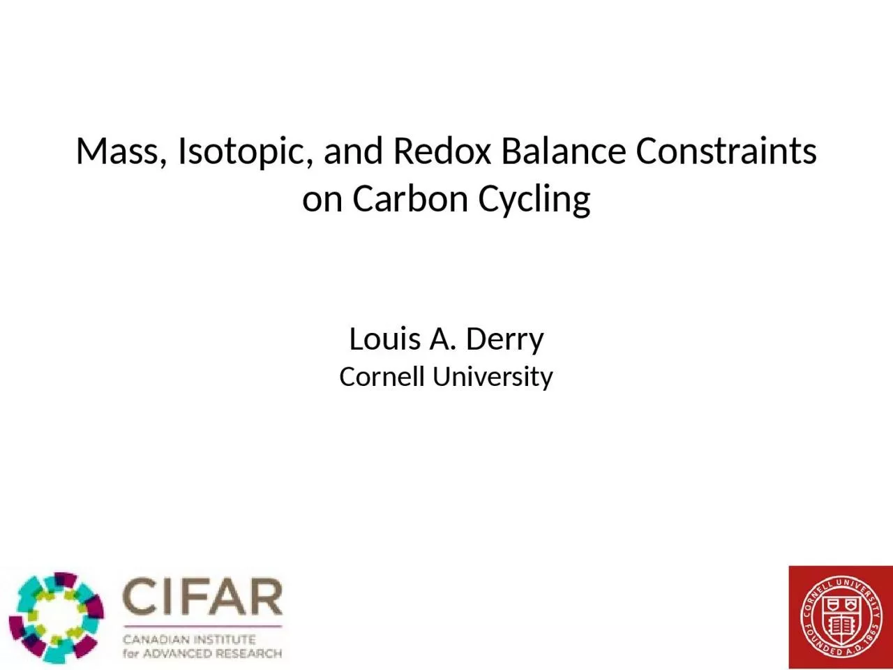 PPT-Mass, Isotopic, and Redox Balance Constraints on