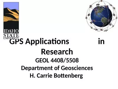 GPS Applications                in