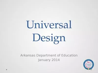 Universal Design Arkansas Department of Education