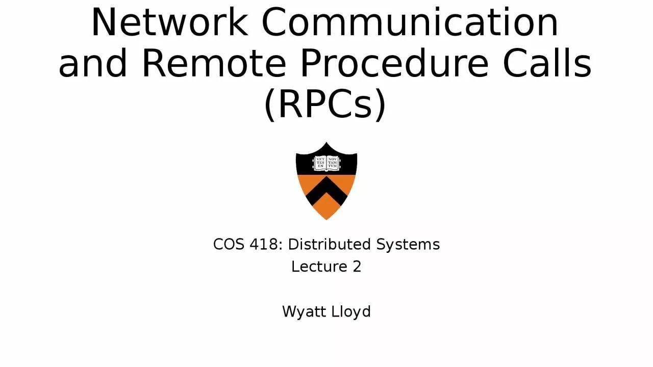 Network Communication and