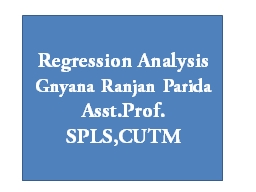 Regression Analysis  Gnyana