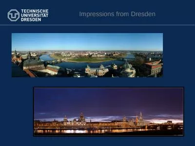 Impressions   from  Dresden