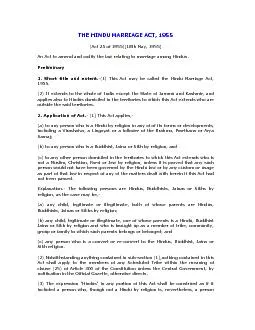 (Act 25 of 1955)[18th May, 1955]An Act to amend and codify the law rel