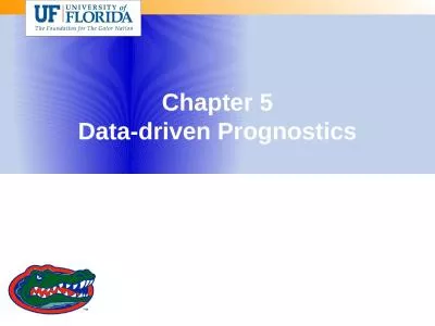 Chapter 5 Data-driven Prognostics