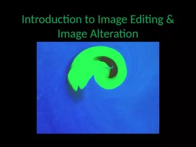 Introduction to Image Editing &