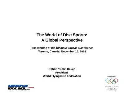 The World of Disc Sports: