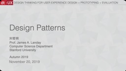 Design Patterns November 20, 2019