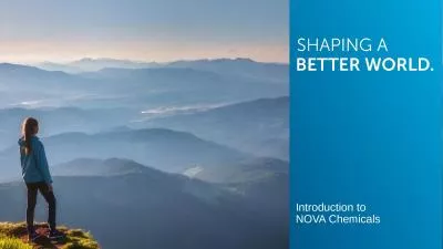 Introduction to NOVA Chemicals