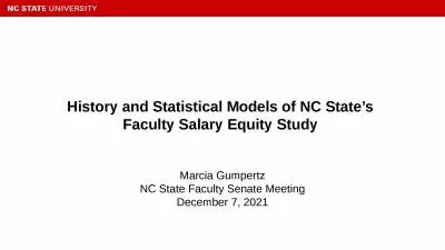 History and Statistical Models of NC State’s