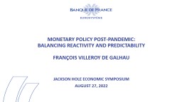 Monetary Policy  Post-Pandemic: