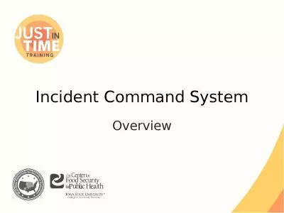 Incident Command System Overview