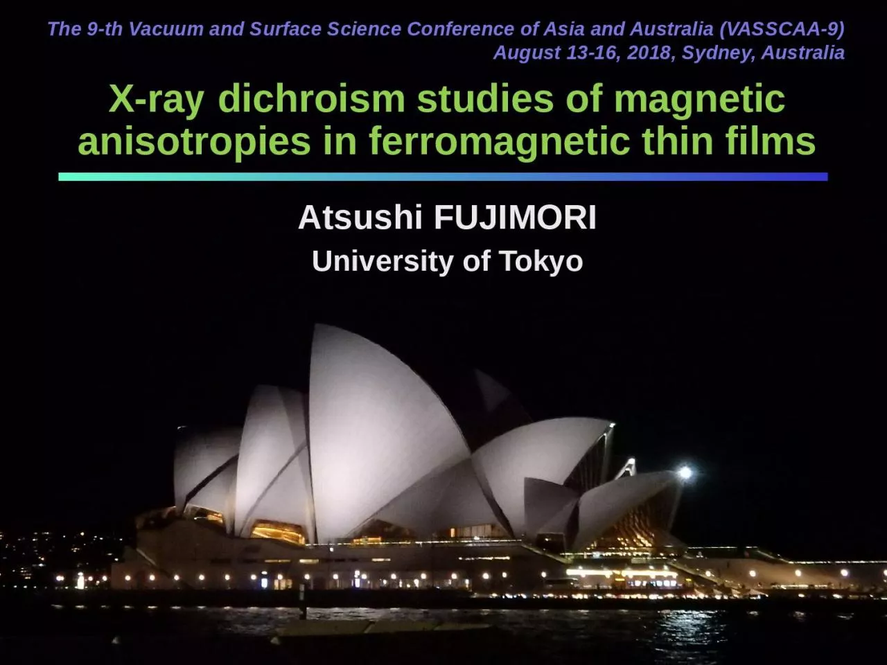 PPT-X-ray dichroism studies of magnetic anisotropies