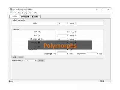 Polymorphs Config  →  Show…