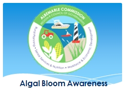 Algal Bloom Awareness Algae are very tiny, often microscopic, plants or plantlike organisms