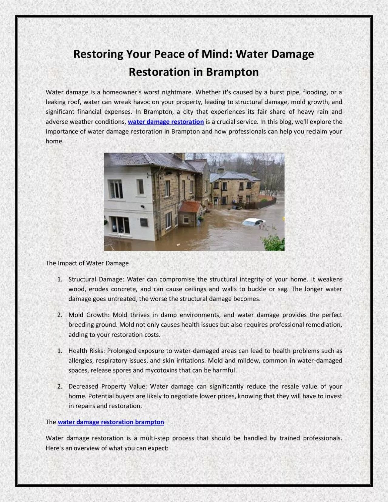 PDF-Restoring Your Peace of Mind: Water Damage Restoration in Brampton