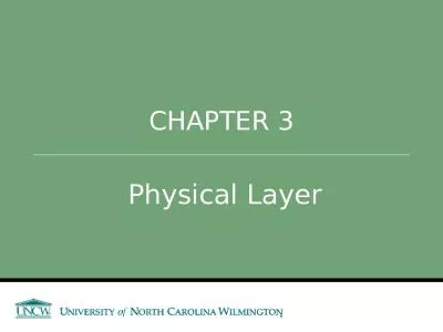 Physical Layer CHAPTER 3