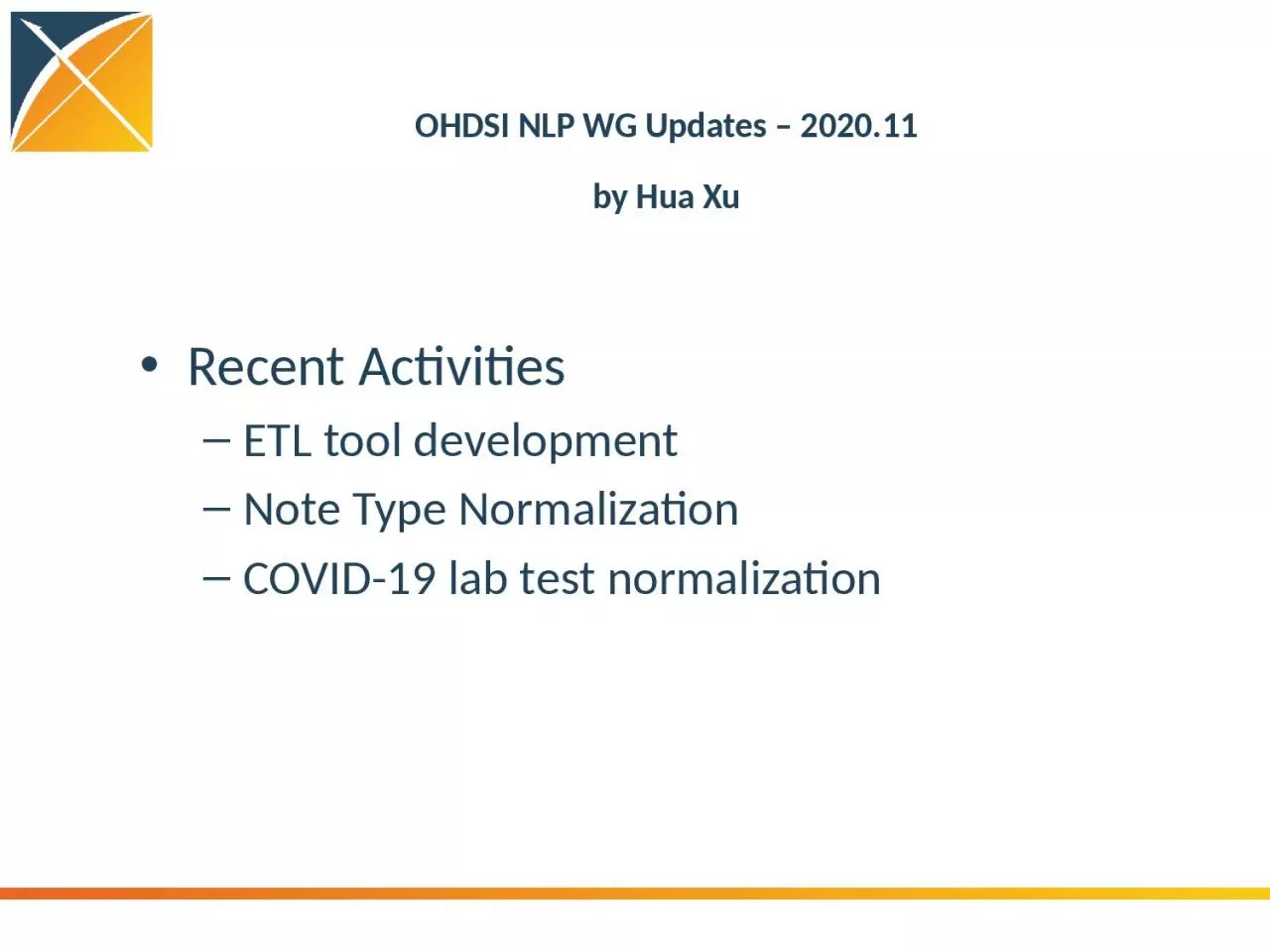 PPT-OHDSI NLP WG Updates – 2020.11