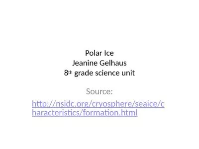 Polar Ice Jeanine  Gelhaus