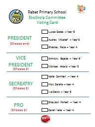 Rabat Primary School EkoSkola Committee