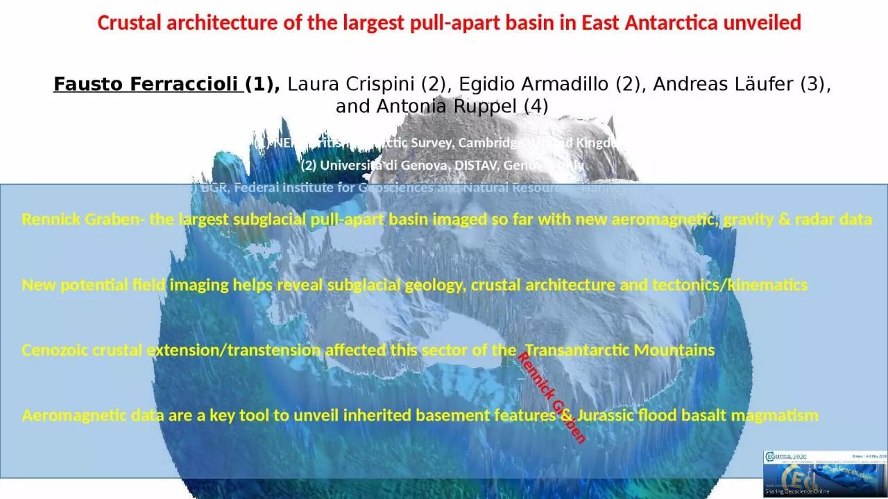 PPT-Crustal architecture of the largest pull-apart basin in East Antarctica