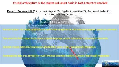 Crustal  architecture of the largest pull-apart basin in East Antarctica